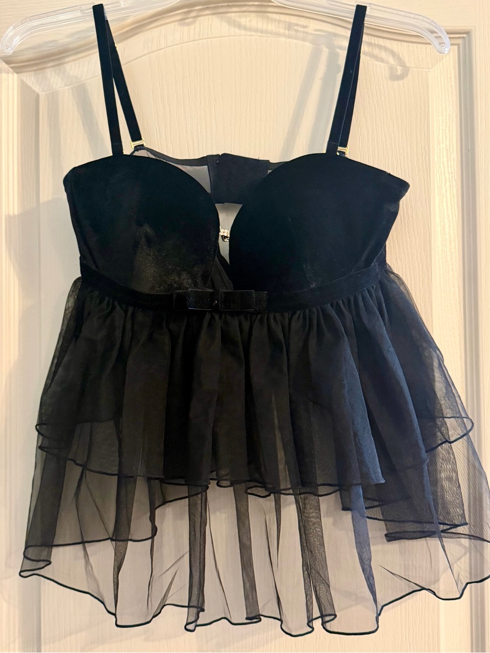 Sexy black camisole top